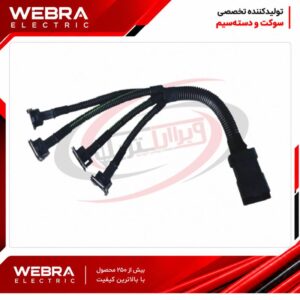دسته سیم منیفولد پژو 206 سوکت هلدردار