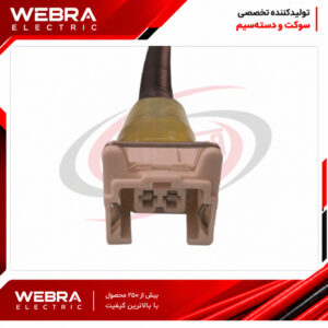سوکت دو فیش همه کاره سفید آببندی