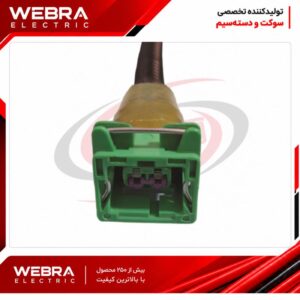 سوکت دو فیش همه کاره سبز هلدردار آببندی