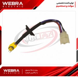 سوکت پمپ بنزین زرد شش فیش
